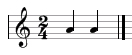 key signature bar key signature bar
